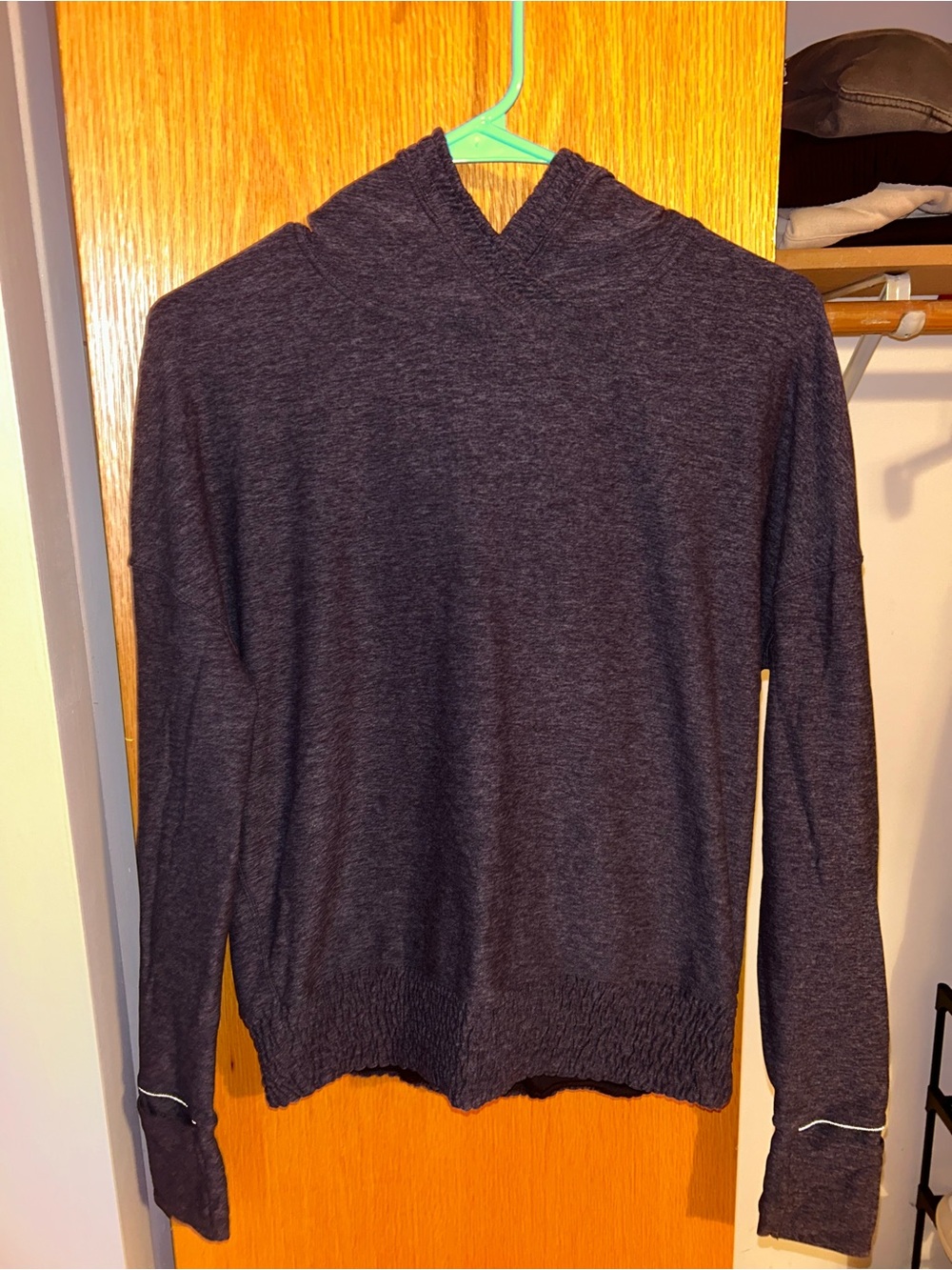 Women’s Charcoal Hooded Pullover Sweater